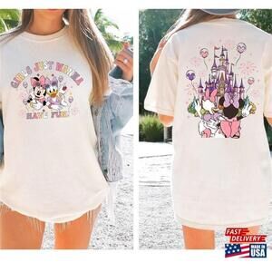 Disney Minnie Daisy Summer Shirt Girls Just Wanna Have Sun Unisex 2 Sided